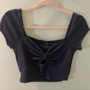 shein navy top 💙